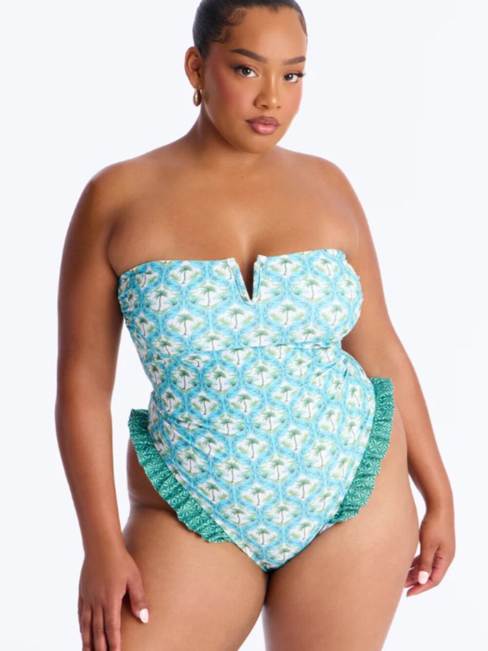 NWT Fashion Nova Size 2X Blue Mermaid One Piece